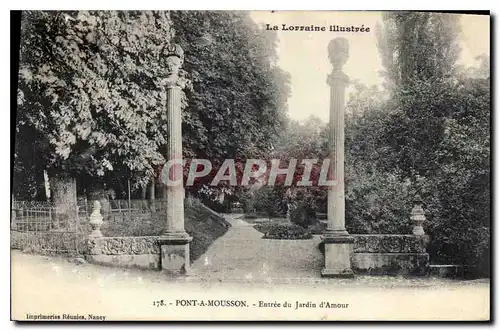 Ansichtskarte AK Pont a Mousson Entree du Jardin d'Amour