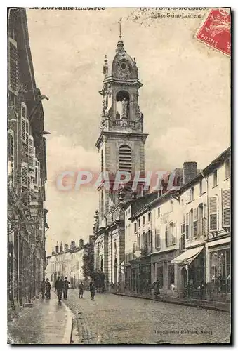 Cartes postales Pont a Mousson Eglise Saint Laurent