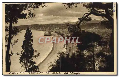 Cartes postales Nice Vue generale et Baie des Anges