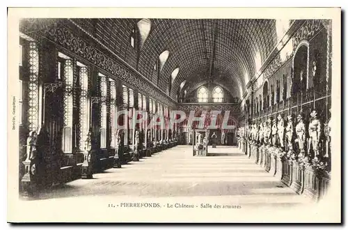 Cartes postales Pierrefonds Le Chateau Salle des armures