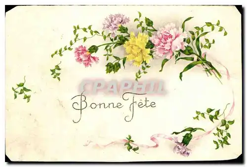 Cartes postales Bonne Fete Fleurs