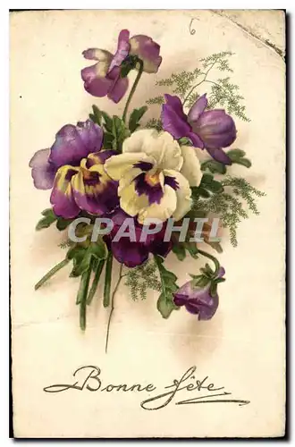 Cartes postales Bonne Fete Fleurs