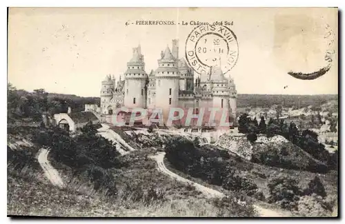 Cartes postales Pierrefonds Le Chateau cote Sud