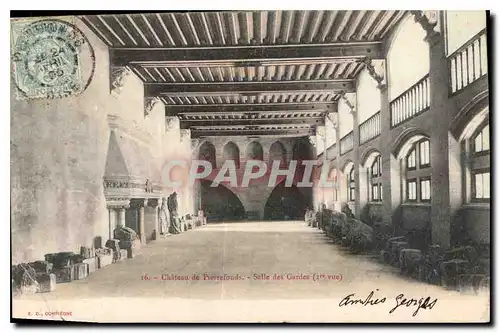 Cartes postales Chateau de Pierrefonds Salle des Gardes