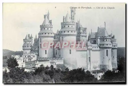 Cartes postales Chateau de Pierrefonds Cote de la Chapelle