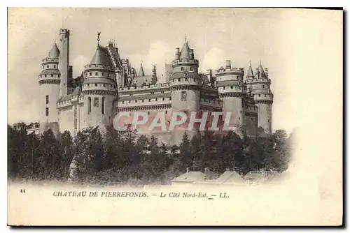 Ansichtskarte AK Chateau de Pierrefonds Le Cote Nord Est