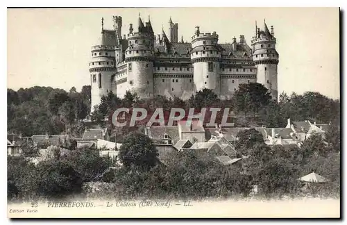 Cartes postales Pierrefonds Le Chateau Cote Nord