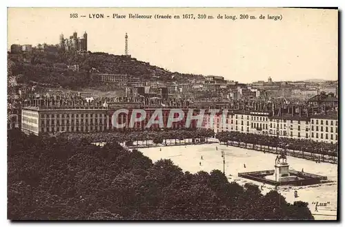 Cartes postales Lyon Place Bellecour