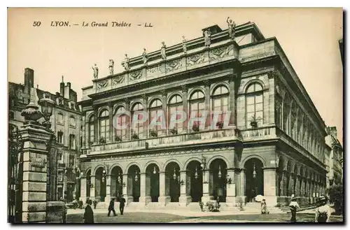 Ansichtskarte AK Lyon Le Grand Theatre