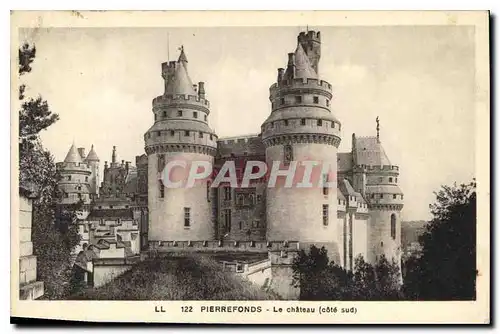 Cartes postales Pierrefonds Le chateau cote sud