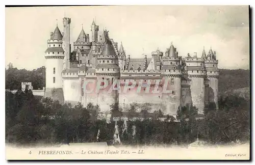 Cartes postales Pierrefonds Le Chateau Facade Est