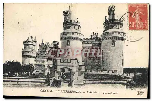 Cartes postales Chateau de Pierrefonds L'Entree