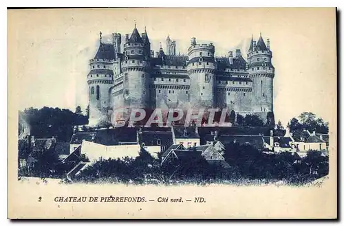 Ansichtskarte AK Chateau de Pierrefonds Cote nord