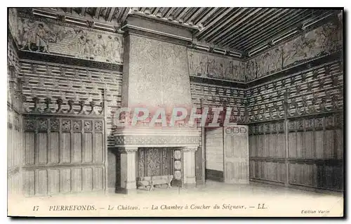 Cartes postales Pierrefonds Le Chateau La Chambre a Coucher du Seigneur