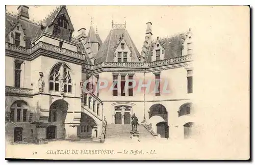 Cartes postales Chataeu de Pierrefonds Le Beffroi