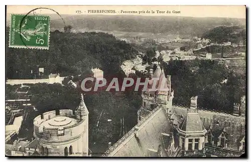 Cartes postales Pierrefonds Panorama pris de la Tour du Guet