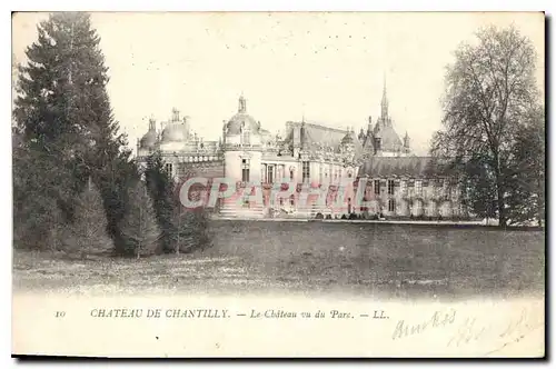 Ansichtskarte AK Chateau de Chantilly Le Chateau vu du Parc