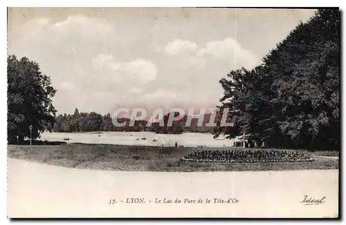 Ansichtskarte AK Lyon Le Lac du Parc de la Tete d'Or