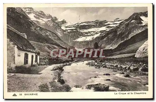 Cartes postales Gavarnie Le Cirque et la Chaumiere