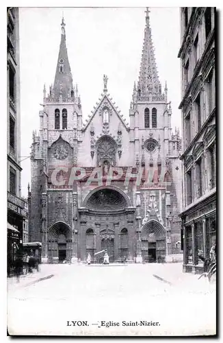 Ansichtskarte AK Lyon Eglise Saint Nizier