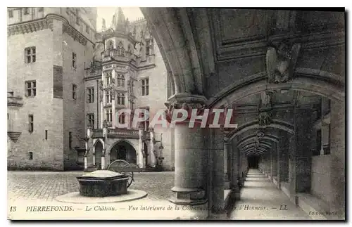 Cartes postales Pierrefonds Le Chateau Vue interieure