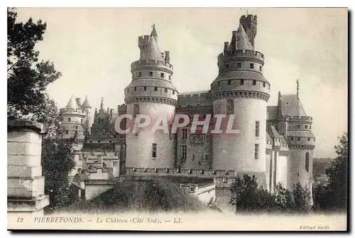 Cartes postales Pierrefonds Le Chateau Cote Sud