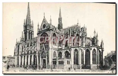 Cartes postales Nancy Vue d'ensemble de la Basilique Saint Epevre de Morey