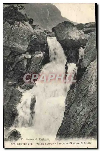 Ansichtskarte AK Cauterets Val de Lutour Cascade d'Estom