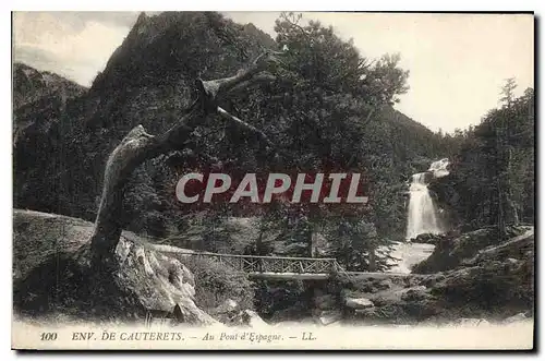 Cartes postales Env de Cauterets Au Pont d'Espagne