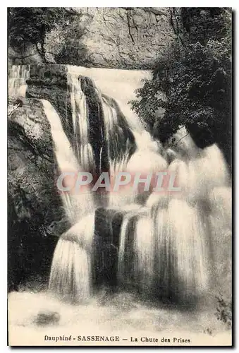 Cartes postales Dauphine Sassenage La Chute des Prises