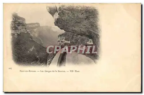 Cartes postales Pont en Royans Les Gorges de la Bourne