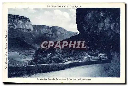 Cartes postales Route des Grands Goulets Dans les Petits Goulets