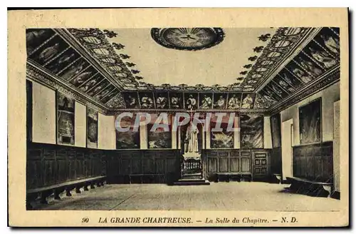 Cartes postales La Grande Chartreuse La Salle du Chapitre