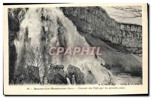 Ansichtskarte AK Baume les Messieurs Jura Cascade des Tufs par les Grandes eaux