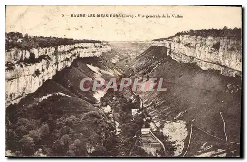 Ansichtskarte AK Baume les Messieurs Jura Vue generale de la Vallee