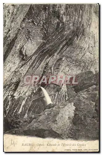 Cartes postales Baume Jura Cascade de l'Entree des Grottes