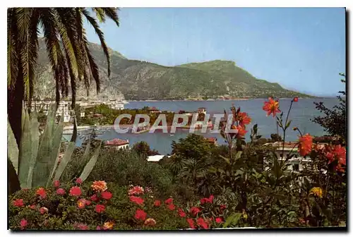 Cartes postales Les Sites Merveilleux de la Cote d'Azur Beaulieu sur Mer La Baie des Fourmis le port et la villa