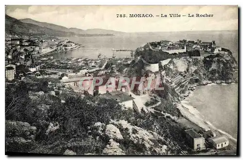 Cartes postales Monaco La Ville Le Rocher
