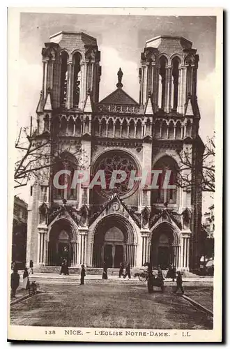 Cartes postales Nice L'Eglise Notre Dame