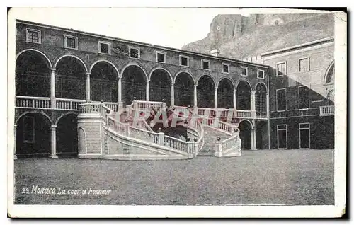 Cartes postales Monaco La cour d'honneur