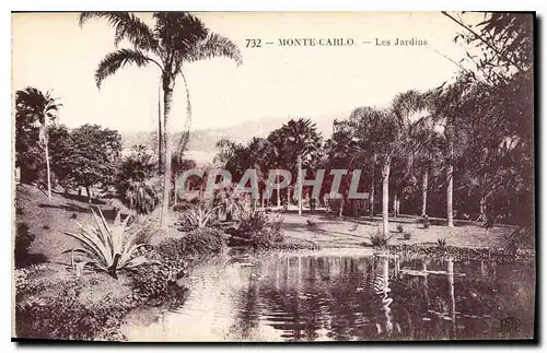 Cartes postales Monte Carlo Les Jardins