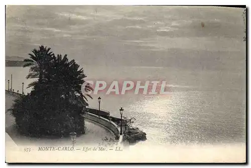 Ansichtskarte AK Monte Carlo Effet de Mer