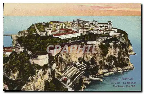 Cartes postales Monaco La Ville Le Rocher