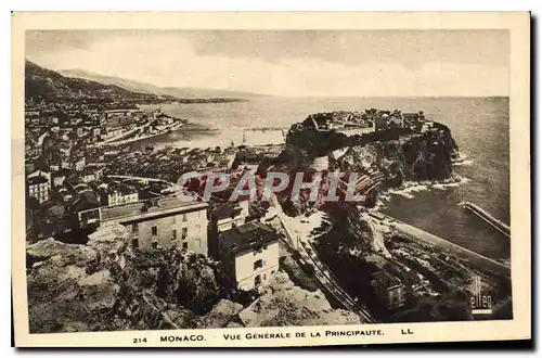 Cartes postales Monaco Vue Generale de la Principaute