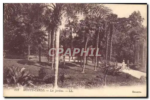 Cartes postales Monte Carlo Les Jardins