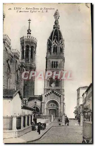 Ansichtskarte AK Lyon Notre Dame de Fourvieres L'Ancienne Eglise