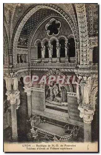 Ansichtskarte AK Lyon Basilique de ND de Fourviere Tableau d'Orsel et Tribune superieure