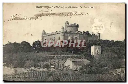 Cartes postales Montmelas Rhone Chateau de Tournon