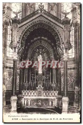 Ansichtskarte AK Lyon Sanctuaire de la Basilique de ND de Fourviere