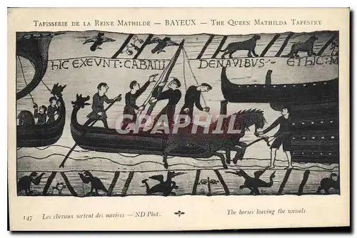 Cartes postales Tapisserie de la Reine Mathilde Bayeux